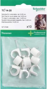 stk 10 - hvid 0x35 2 14-20 tc clips diy