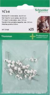 stk 25 - hvid 2x20 1 3-5 tc clips diy