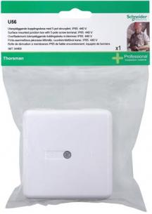 hvid klemme polet 5 med 87x87x39mm se membrand u56 mureva schneider