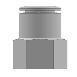 food - godkendt -nsf 2004 ce1935 aisi316l gevind indvendigt bspp 8 g1 4 fitting push-in lige