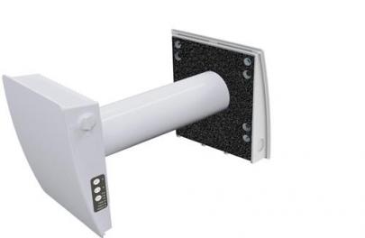 hvid - varmegenvinding med ventilator - 100mm plus s4 one duka