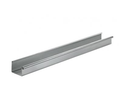 retur ikke tages - natur zinc mtr 3 - 7mm 333x0 - 12 firkantet tagrende vmzinc