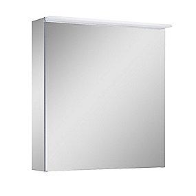 hylder 2 lys led med cm 60 spejlskab image