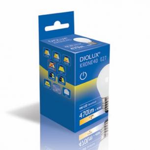 off on 470lm e27 840 4w krone40 diolux