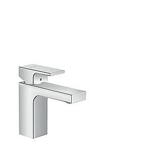 krom bundventil løft-op med 100 håndvaskarmatur shape vernis hansgrohe