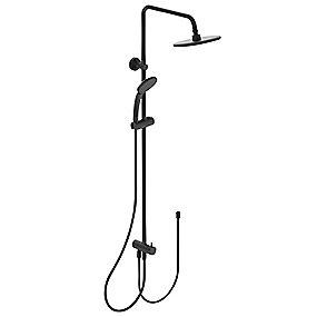black silk hovedbruser 200mm brusesystem idealrain standard ideal