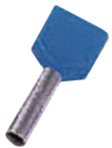 13mm l 5mm2 2x2 bl r terminalr dobbelt isoleret