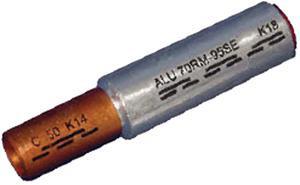 50mm2 cu 50 alu kobber til aluminium pressemuffe
