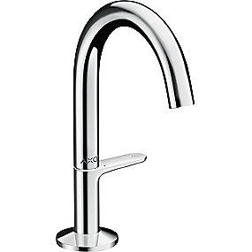 forkromet push-open med tud 122mm ndvaskarmatur h one axor hansgrohe
