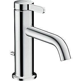 forkromet bundventil med tud 130mm ndvaskarmatur h one axor hansgrohe