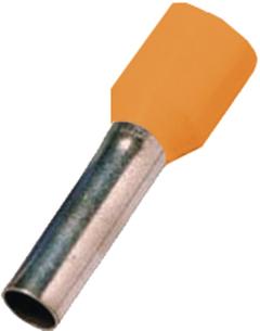 18mm l 4mm2 orange r terminalr isoleret