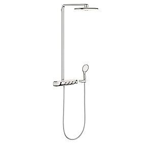 white moon ndbruser h hoved med termostatarmatur smartcontrol rainshower grohe