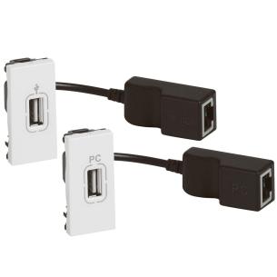 hvid 2m t s meter 5 over til rker forst med udtag usb mosaic