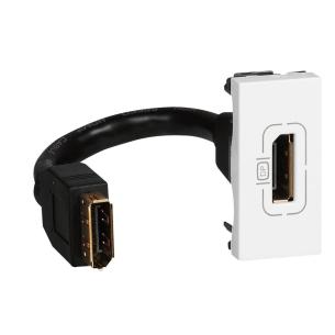 hvid 1m kabel 15cm nger forl port display av mosaic