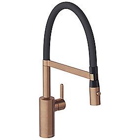 kobber rstet b kkenarmatur k pro silhouet damixa