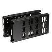 sort 25mm justerbar beslag montage powerpanel stativ punkts 4 19