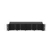 sort fiber 288 max kassetter 24 for 2u panel 19 flex hd