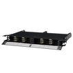 sort fiber 144 max kassetter 8 for 1u k udtr panel 19 flex hd