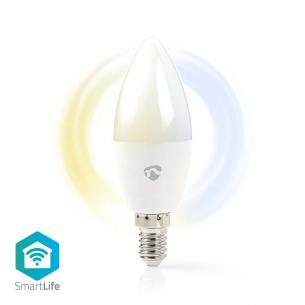 stk 1 stearinlys ios android k 6500 - 2700 hvid lig k til varm w 9 4 lm 470 e14 wi-fi re led-p smartlife nedis