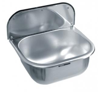 silkemat bagplade med 245mm 450x330x240mm udslagsvask juvel intra