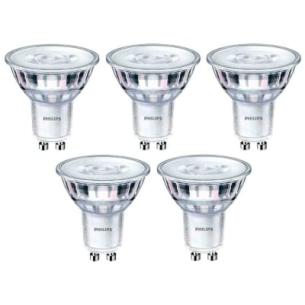 5-pak d�mpbar 36 lumen 345 827 4w led corepro 1 4 promo philips