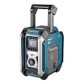 batteri uden bunden i h�jtaler subwoofer med dab bluetooth 12-40v arbejdsradio makita