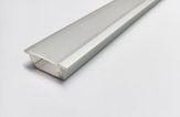 indbygningsprofil 2500mm - cover opal med 7 profil alu