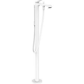 hvid mat gulvmontering til jle kars brusearmatur kar- 1-grebs vivenis hansgrohe