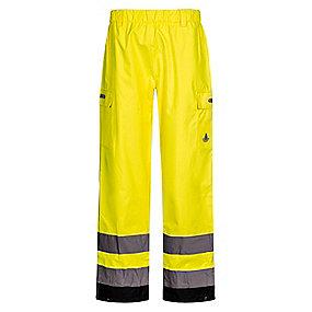 sort gul hi-vis xl str fox6052 taljen i elastik t vand vind regnbukser e lyngs