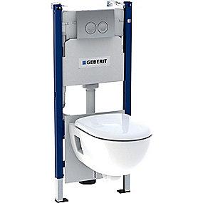 matkrom hvid indbygningscisterne de s softclose med ngetoilet h sampak renova geberit