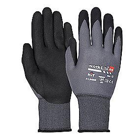 7 str nitril-foam ru med polyester af s ml s tynd handske hit worklife