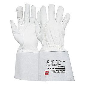 10 str d kevlartr med syet skin natur af tynd svejsehandske tig-man