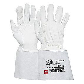 11 str d kevlartr med syet skin natur af tynd svejsehandske tig-man