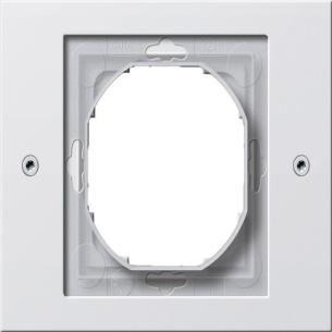 hvid blank i ramme 1-modul 44 tx gira
