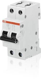 s202-b3 b-karakteristik 2p 3a automatsikring