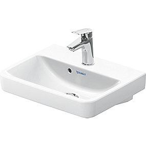 hvid hanehul og b overl med 450x350mm ndvask h 1 no duravit