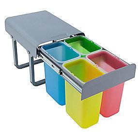 gr� k�kkenskab til 365x355x473mm affaldssortering ekko juvel intra