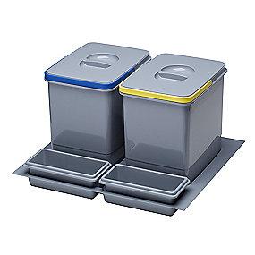 gr� k�kkenskuffe til 230x540x490mm affaldssortering practik juvel intra