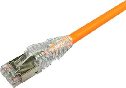 orange hf 1m stp 6a cat patchkabel