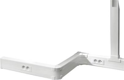 hvid 50x105mm dlp endestykke