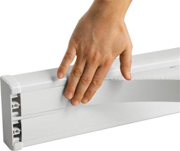hvid 50x130mm dlp endestykke