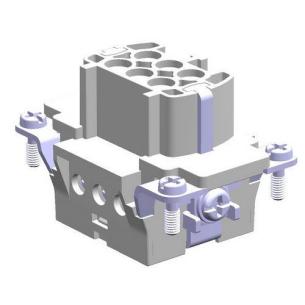 hun 6x16a me indsats multistik