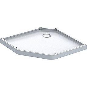 hvid brusekabine til 900x900mm brusekar showerama if