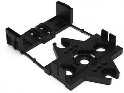 sort 5-polet til 2- monteringsholder