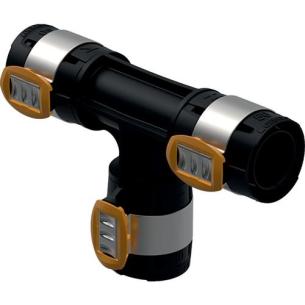 50mm d ppsu t-stykke flowfit geberit