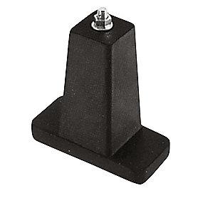 mm 95 h�jde gummi vulkaniseret gummifod 100 tekno