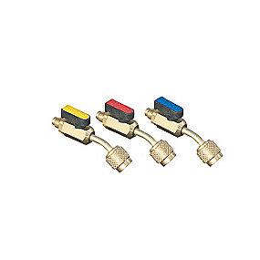 gr 45 slanger k�lemiddels til gul bl� r�d stk 3 s�t 4 1 kuglehaner