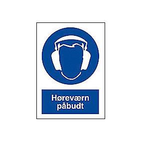 297mm x 210mm plast a4 p�budt h�rev�rn sikkerhedsskilte