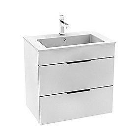 semiglans hvid greb sorte skuffer 2 650x430mm m�belpakke cube jika