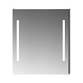 cm 70x81 led med spejl clear